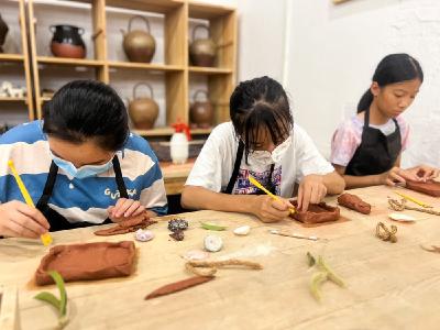 邂逅多样艺术手工 蔡甸少年国庆感受传统文化魅力