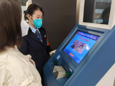 5分钟搞定！蔡甸市民之家智能签注设备启用