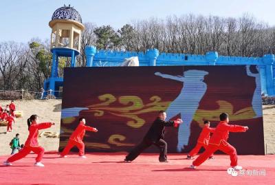 新春走基层丨体育、武术齐展演 蔡甸动感活力迎新春