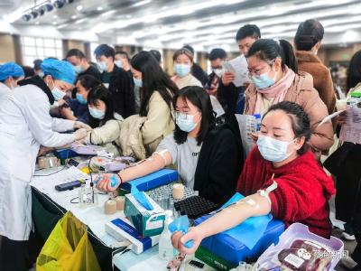 用血液凝聚爱的力量  蔡甸区开展无偿献血活动