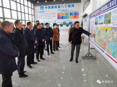  蔡甸区政协视察武松等高速项目（蔡甸段）建设情况