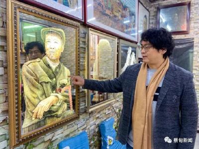 蔡甸镜画：雕刻在玻璃镜子背后的万千世界