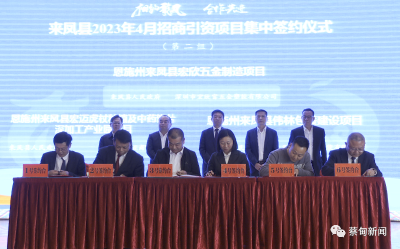  情系来凤丨总投资17.78亿元！湖北来凤聚力打造“五个百亿产业集群”“四条全产业链”