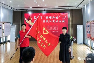  全市首家 蔡甸区“银耀知音”志愿服务支队成立