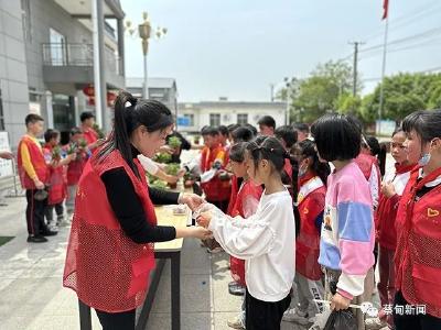 烟头换绿植 蔡甸各地花式倡导绿色文明新风尚