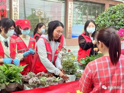 区财政局：齐动员“烟头换绿植” 让蔡甸更美丽