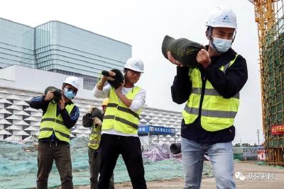 以练为战筑防线！蔡甸重点项目开展防汛应急演练