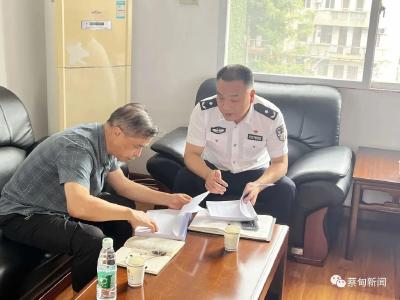 蔡甸区委依法治区办调研督察交通安全执法突出问题专项整治工作