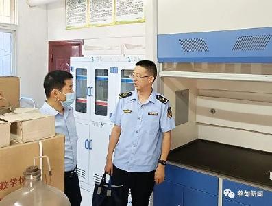  蔡甸：加强实验室安全检查 共筑校园安全防线