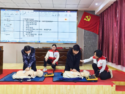 武汉蔡甸：应急救护知识进机关，上好“生命必修课”