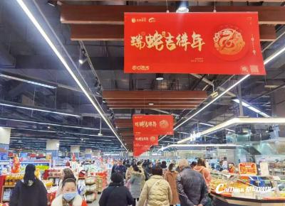 年味浓，活力旺 蔡甸年节市场“热气”腾腾