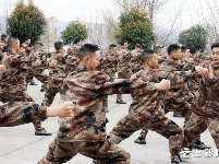 新兵学练武当拳