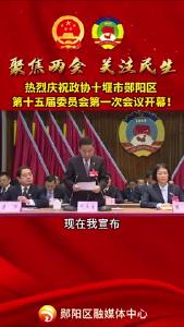 #聚焦两会关注民生 热烈庆祝政协十堰市郧阳区第十五届委员会第一次会议 