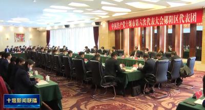 胡亚波：参加市党代会郧阳区代表团审议 作示范勇争先 冲百强建新城 为基本建成区域性中心城市贡献郧阳力量