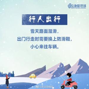 暴雪来袭，请收好这份应对指南