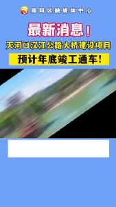 “五一”长假期间，投资估算3.54亿人民币主桥长374.4米的天河口汉江公路大桥建设项目正在加快施工，预计2022年年底竣工通车！