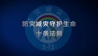 5·12十大防灾减灾法则视频
