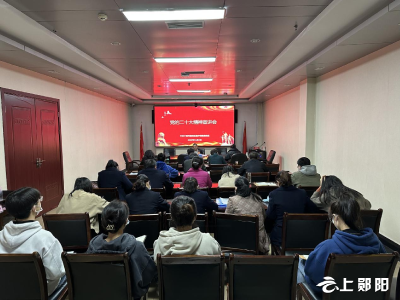 郧阳区医保局召开党的二十大精神专题宣讲会