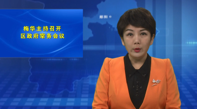 梅华主持召开区政府常务会议