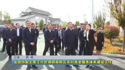 省政协副主席王兴於调研郧阳区农村养老服务体系建设工作