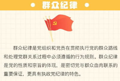 一图了解群众纪律“负面清单”