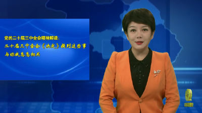 党的二十届三中全会精神解读：二十届三中全会《决定》提到这些事与你我息息相关