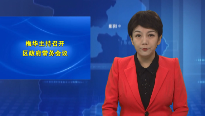 梅华主持召开区政府常务会议