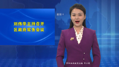 刘伟华主持召开区政府常务会议
