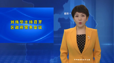 刘伟华主持召开区政府常务会议