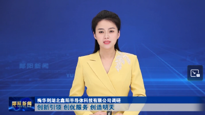 梅华到湖北鑫阳半导体科技有限公司调研 创新引领 创优服务 创造明天