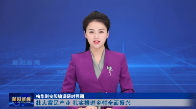 梅华到安阳镇调研时强调 壮大富民产业 扎实推进乡村全面振兴