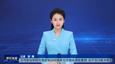 余珂参加郧阳代表团审议时强调 扛牢使命勇挑重担  实干笃行聚力争先