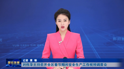刘伟华主持召开全区春节期间安全生产工作视频调度会