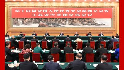 习近平参加江苏代表团审议 