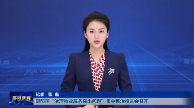 郧阳区“治理物业服务突出问题”集中整治推进会召开