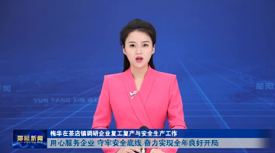 梅华在茶店镇调研企业复工复产与安全生产工作 用心服务企业 守牢安全底线 奋力实现全年良好开局