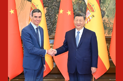 习近平会见西班牙首相桑切斯 