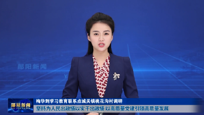 梅华到学习教育联系点城关镇桃花沟村调研 坚持为人民出政绩以实干出政绩 以高质量党建引领高质量发展