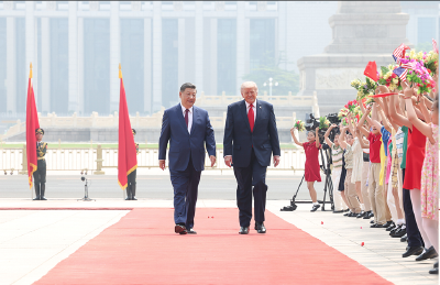 独家视频丨习近平举行仪式欢迎美国总统特朗普访华 