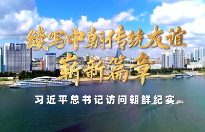《续写中朝传统友谊崭新篇章——习近平总书记访问朝鲜纪实》