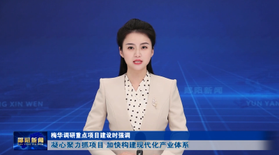 梅华调研重点项目建设时强调  凝心聚力抓项目 加快构建现代化产业体系