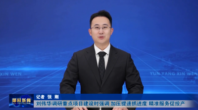 刘伟华调研重点项目建设时强调 加压提速抓进度 精准服务促投产
