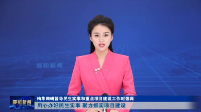 梅华调研督导民生实事和重点项目建设工作时强调  用心办好民生实事 聚力抓实项目建设