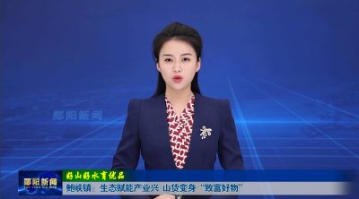 【好山好水育优品】鲍峡镇：生态赋能产业兴  山货变身“致富好物”