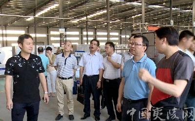 汪宏斌调研重点企业生产经营情况
