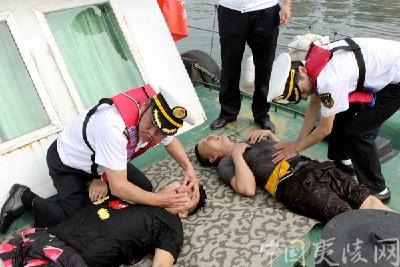 ​【海事局】夷陵区开展黄柏河水上交通安全应急救援演习