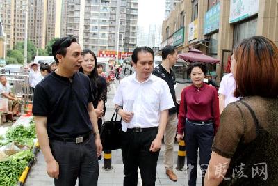 张国志督导润城社区全国文明城市创建工作