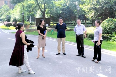 刘广胜督查东城试验区润城社区文明创建工作