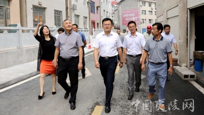 王应华来夷调研文明城市创建工作