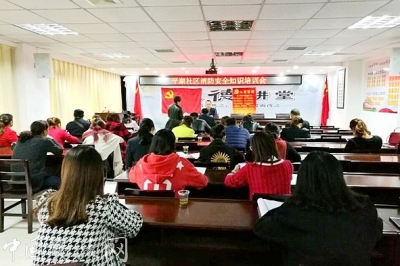 小溪塔街道平湖社区举行消防安全培训 提高防范能力